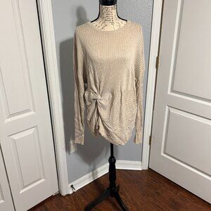 Something Navy Knot Detail Pullover Size Large